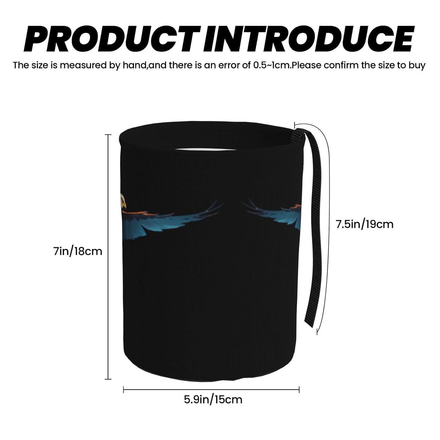 Summit Hawk Silhouette Hanging car Trash can, Practical and Convenient, Suitable for Multiple car Models, Providing Ideal Storage Space image 3
