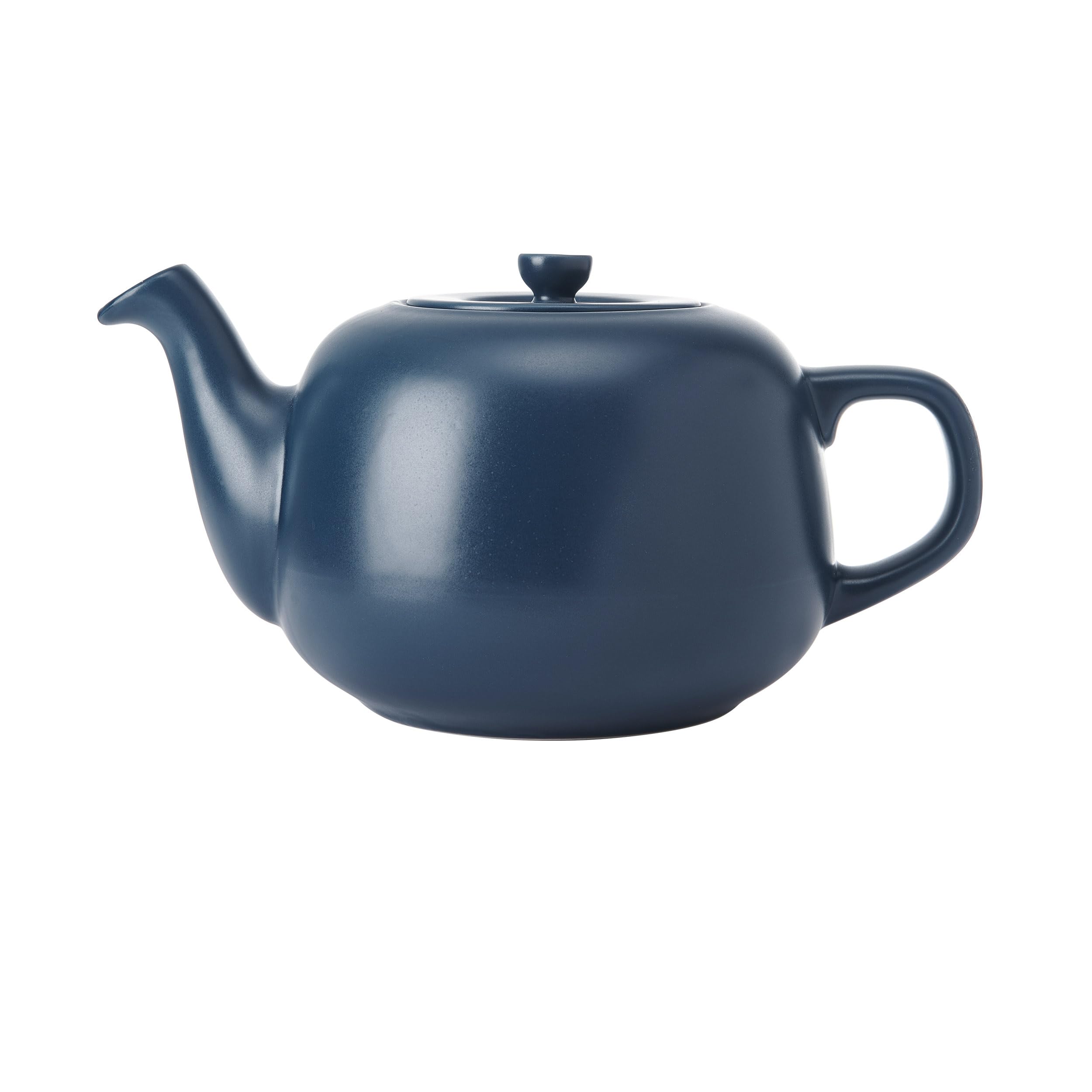La Cafetière Ceramic Teapot, Navy, 1.5 litres, Labelled