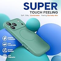 Vista 360 de Miracase Funda diseñada para iPhone 13 Pro Max con protector de pantalla, [forro de microfibra suave antiarañazos], funda protectora de silicona