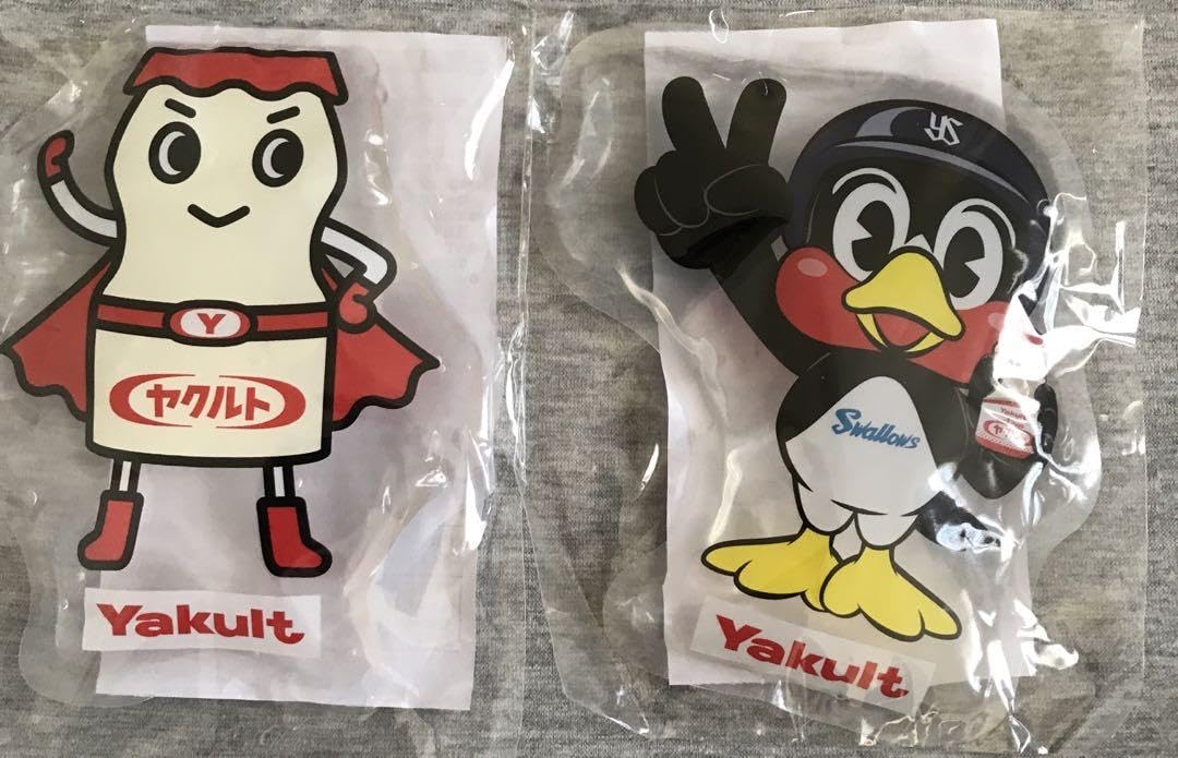 Amazon.co.jp: ヤクルトマン ヤクルトスワローズ つば九郎 保冷剤 2個