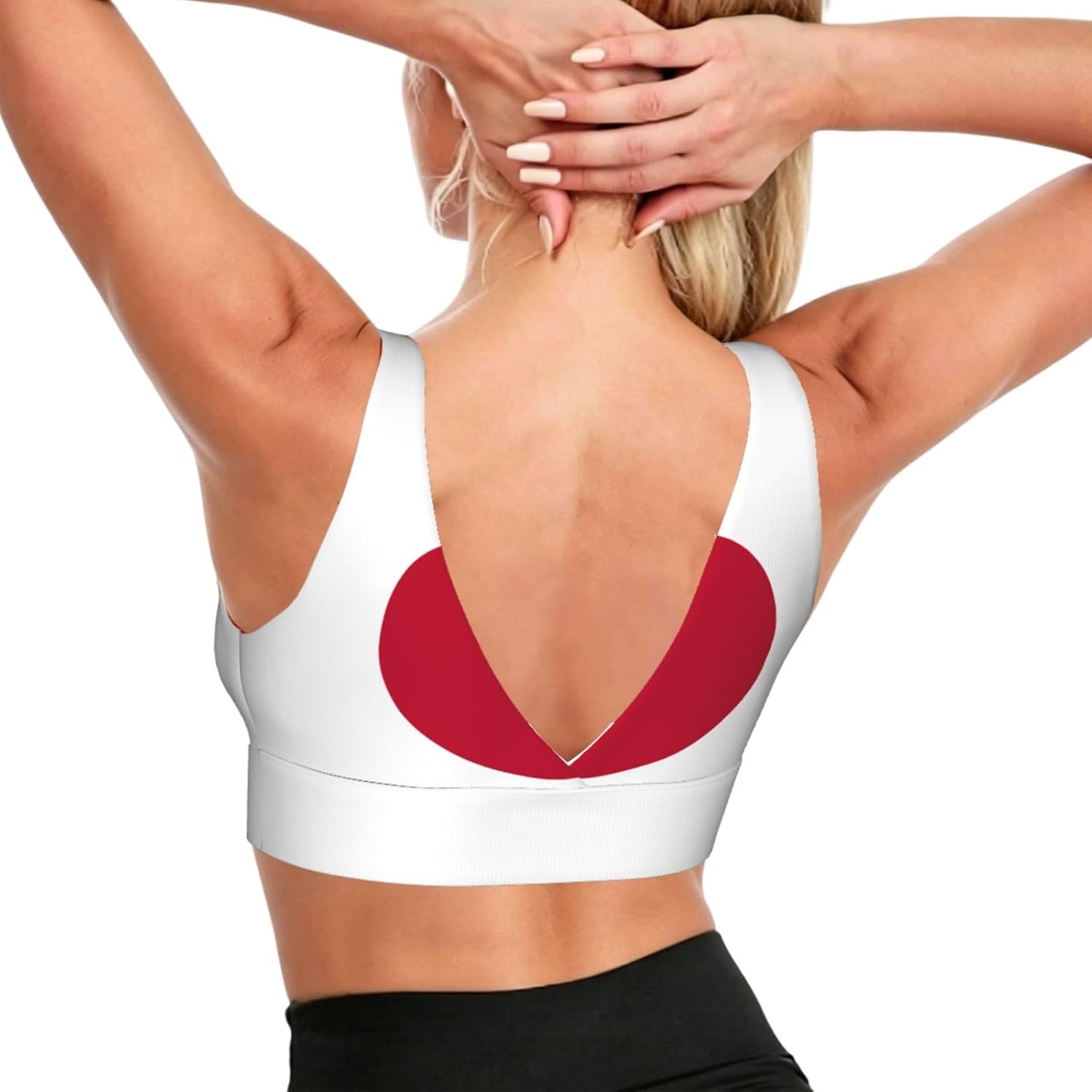 Japanese Flag Women's Sports Vest, Light Running Gear, Soft Polyester for Fitness Exercise Outfit