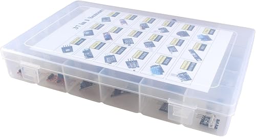 Miniatura 3 de HiLetgo Kit surtido de 37 sensores Kit de 37 sensores Kit de inicio de sensor para Arduino Raspberry Pi Kit de sensor 37 en 1 Kits de inicio de