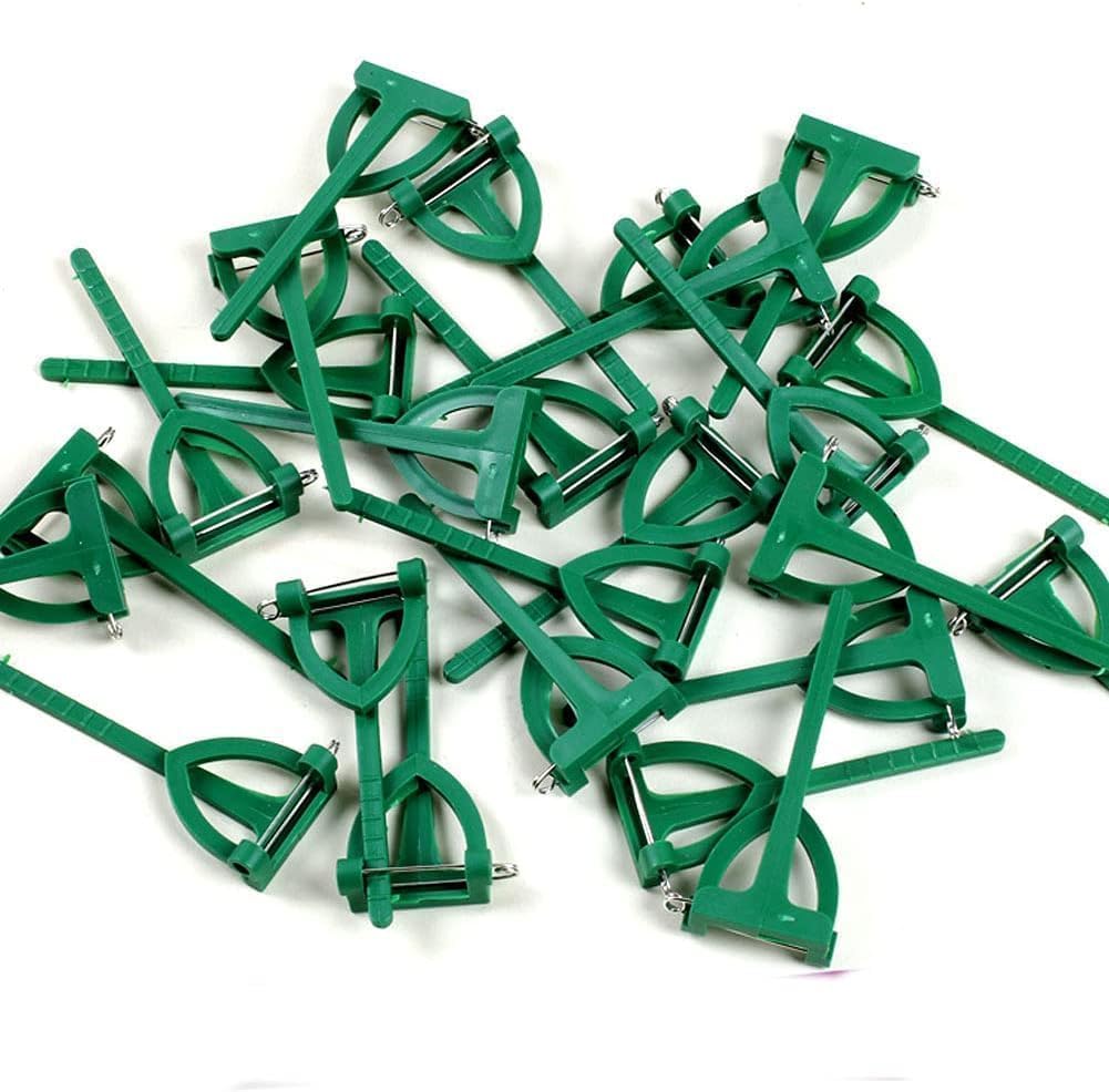 Mioaoa Green 50Pcs Plastic Triangle Diy Buttonhole Boutonniere Corsages Brooch Pin Wedding Bride Groom Corsage Flower Pins For Flower Wedding Bridegroom Brooch Diy Craft Accessories Sewing Notions Supplies