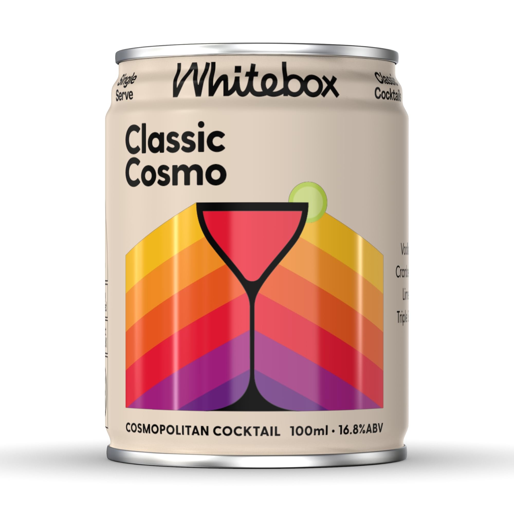 WHITEBOX COCKTAILS Ready to Drink Classic Cosmopolitan, 1 x 100ml Can
