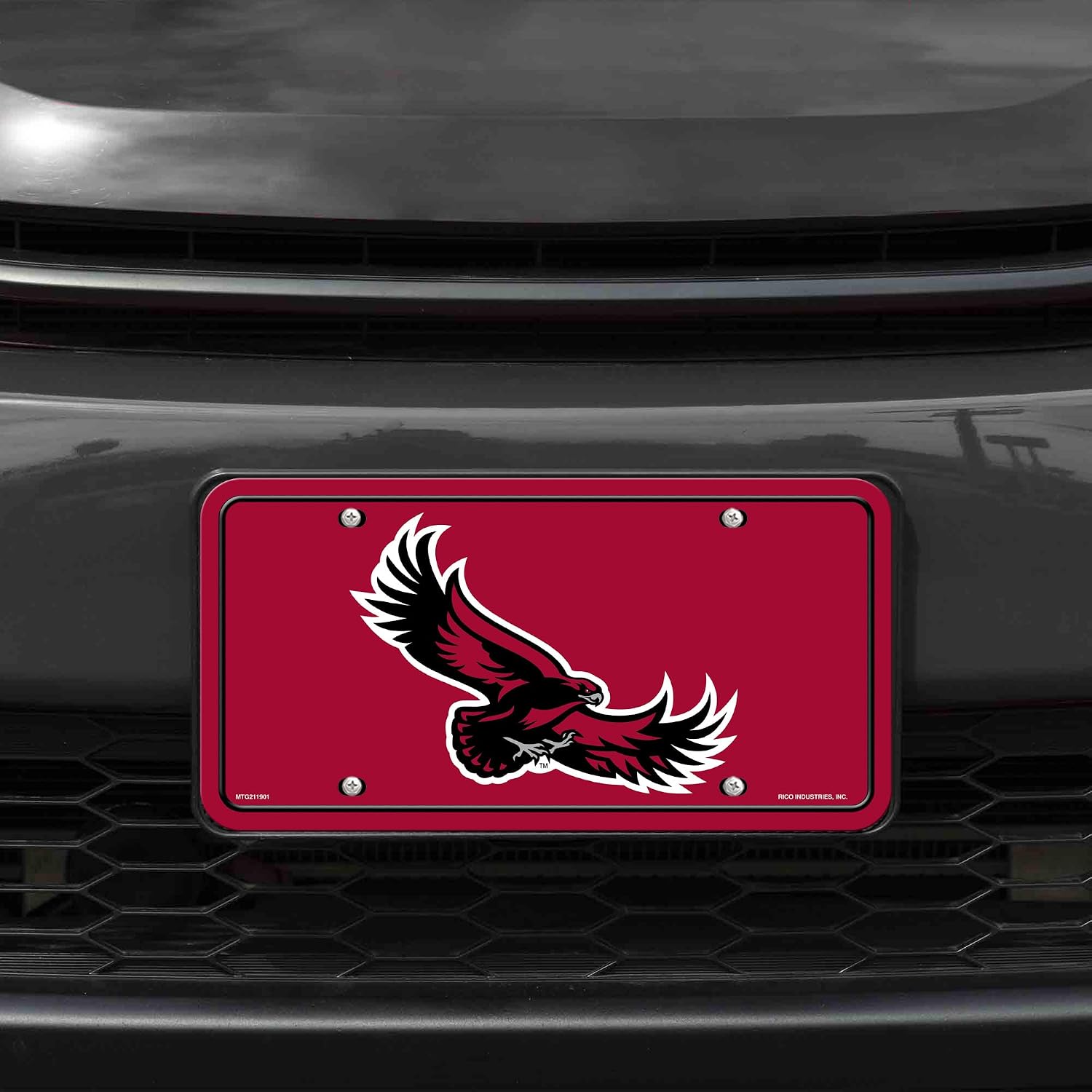 Rico Industries NCAA Saint Joseph's (PA) Hawks Metal Auto Tag 6" x 12" - Great for Truck/Car/SUV image 2