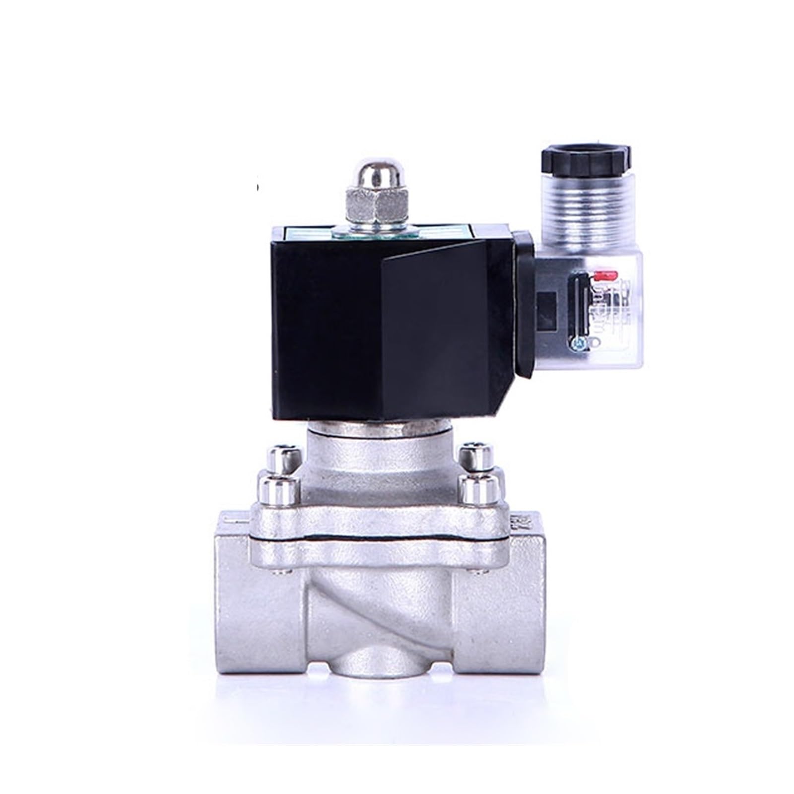 Électrovanne électrique 12v normalement fermée eau bobine inox IP65