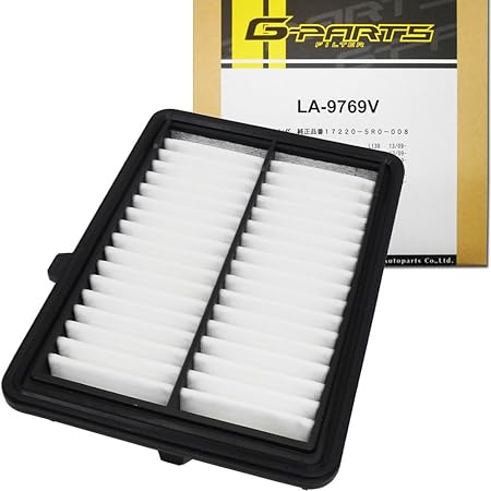 Amazon G Parts エアフィルター エアクリーナー ホンダ用 フィット ヴェゼル グレイス シャトル フリード フリードスパイク Gk3 Gk4 Gk5 Gk6 Gk8 Gk9 Gb5 Gb6 Gb7 Gb8 Gp5 Gp6 Gp7 Gp8 Ru1 Ru2 Ru3 Ru4 Gm4 Gm5