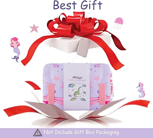 Miniatura 7 de Colchoneta para siesta para niños pequeños con almohada y manta, alfombrillas enrolladas extra grandes, bolsas de dormir para niños y niñas, saco de