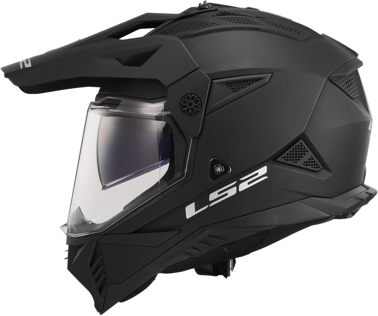 LS2 Unisex Pioneer II Noir Mat Motocrosshelme