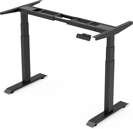 ErgoYou Premium Electric Height Adjustable Table Heavy Duty - Dual Motor 3 Stage - 150 Kgs Max Weight Capacity - E3A Serie...
