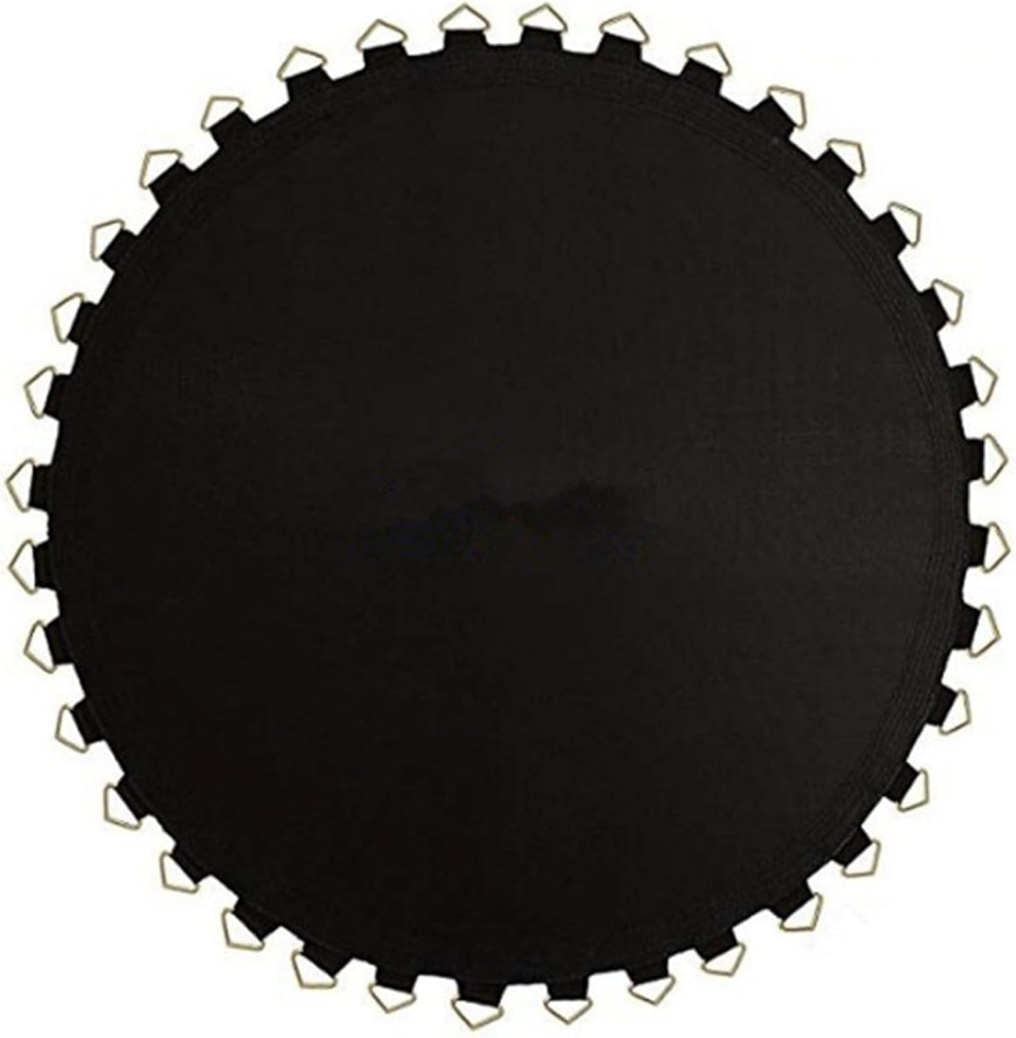 Trampoline Mat with 72 Triangular Buckle PP High Elasticity UV & Water Resistant Round 12 Ft Trampoline Pad Replacement for Outdoor, Only Mat Replacement