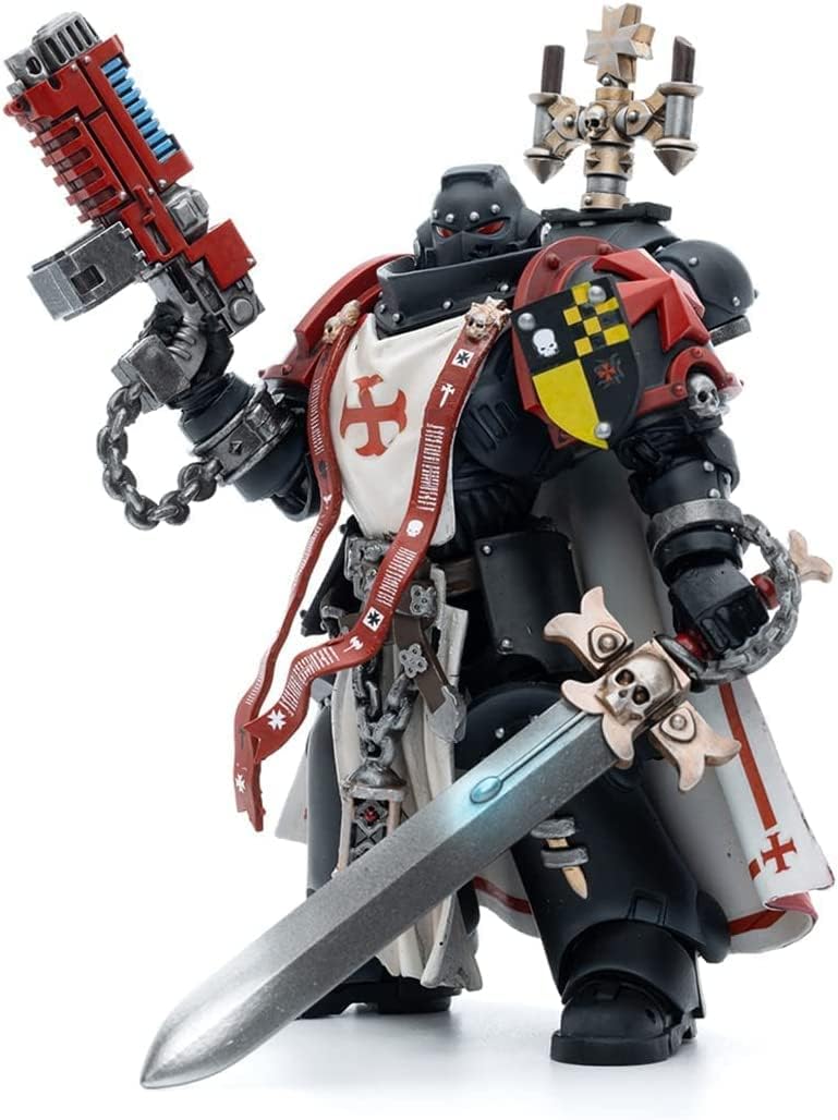 JoyToy Warhammer 40K: Black Templars Sword Brethren Brother Lombast 1:18 Scale Figure