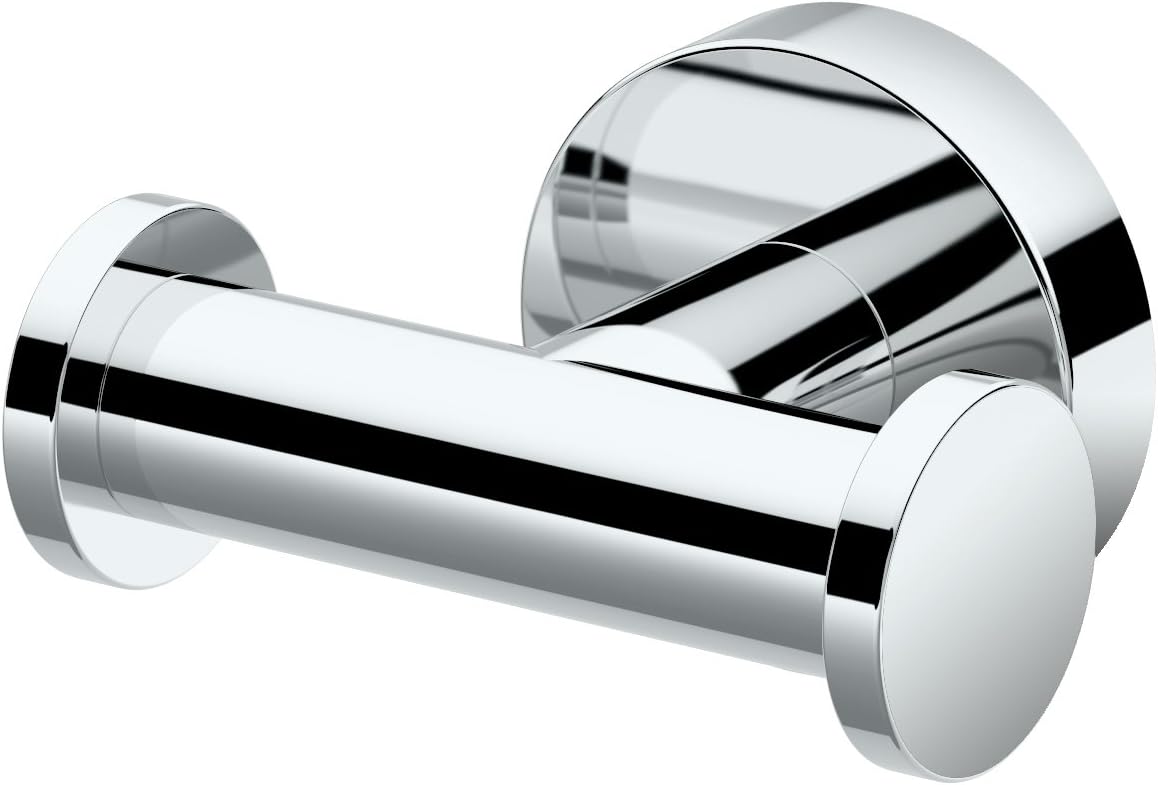 Gatco 4635A Glam Double Robe Hook, 3.10"W, Chrome