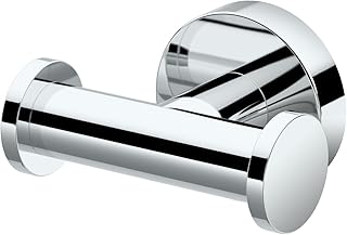 Gatco 4635A Glam Double Robe Hook, Chrome