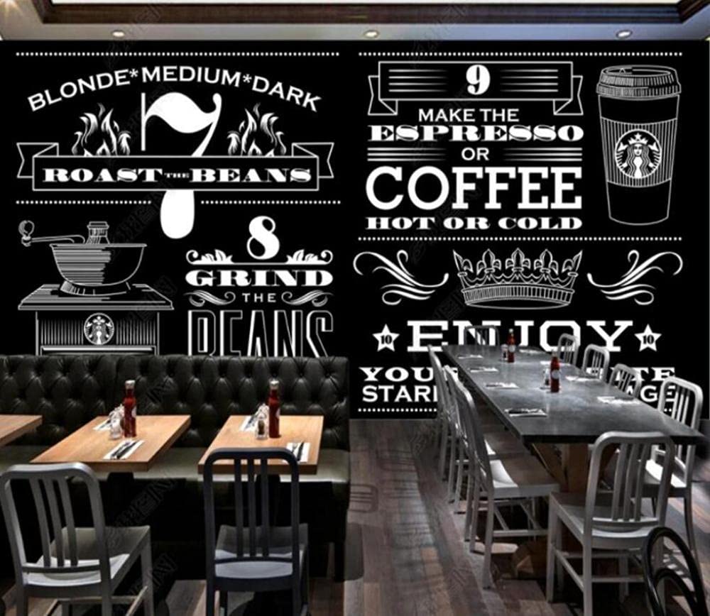 Coffee Shop Wallpaper Black And White