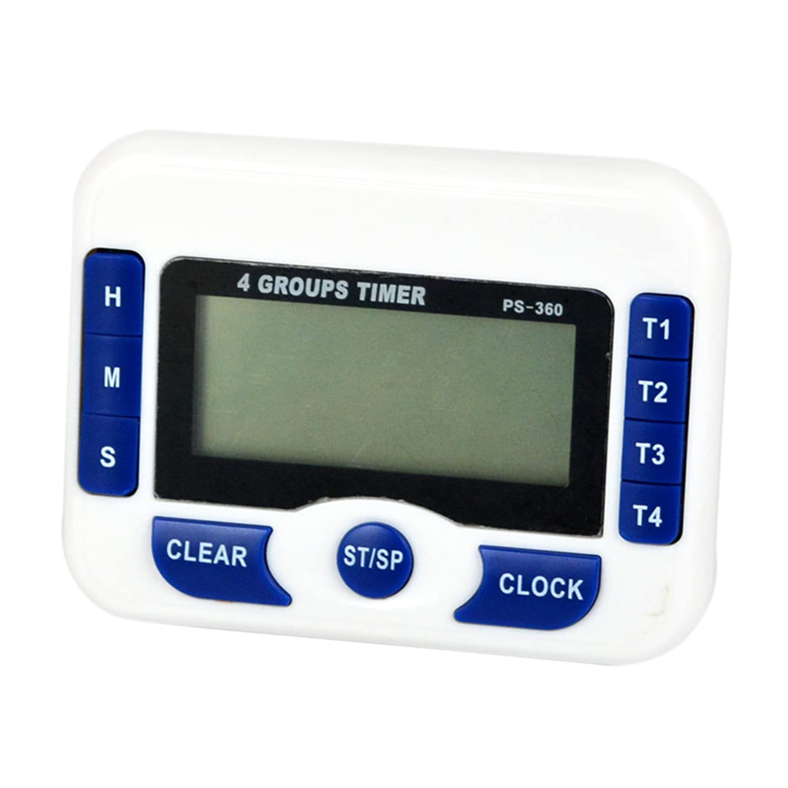 Digital Time Reminder Electric LCD-Display Egg Timer 4 Channel Cooking Countdown Timer Alarm Clock for Cooking Baking Time Reminder