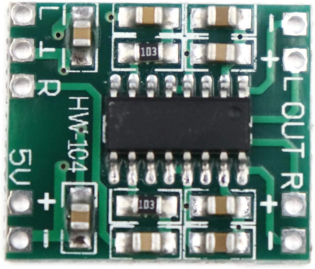 Electronic spices PAM8403 (HW-104) 3+3 watts Mini Digital Power Amplifier Boardโฆ