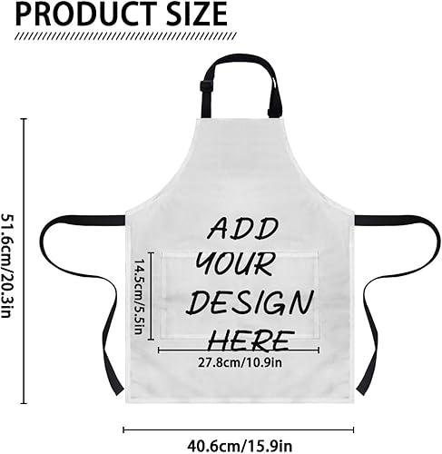 Miniatura 7 de Delantales para niños y niñas, delantales de pintura con bolsillo, delantales de cocina de 3 a 8 años