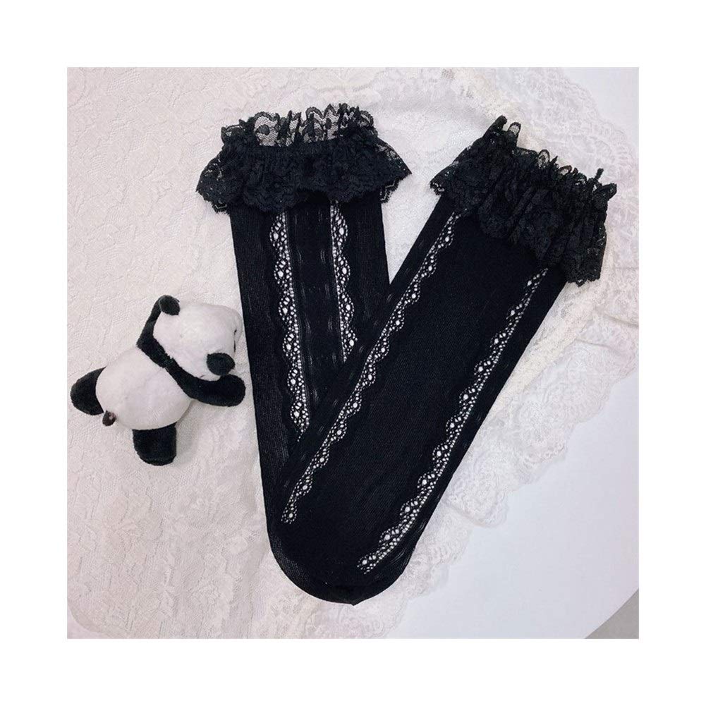 Chaussettes de soie de mariage et dentelle pour costume de princesse