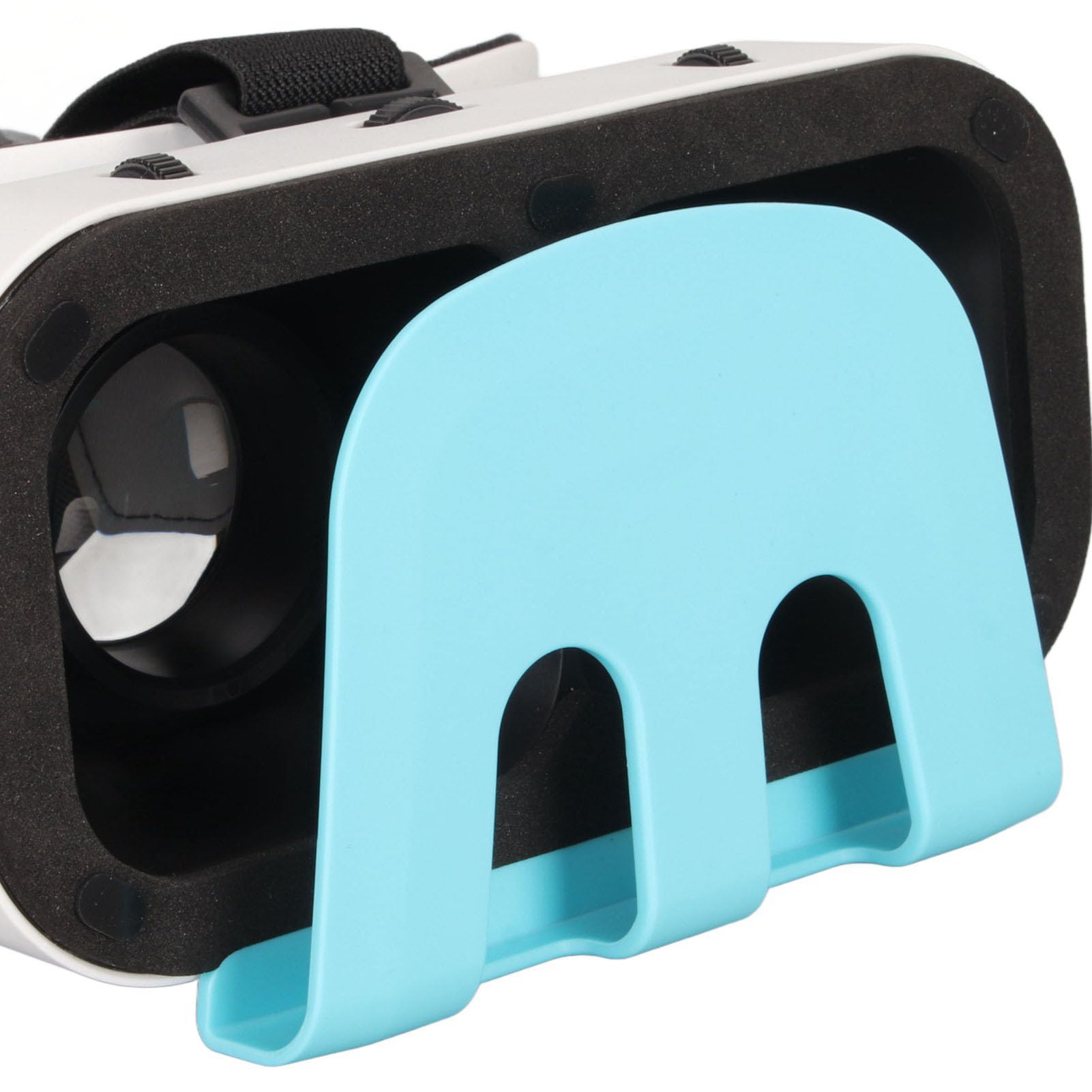 Cuffie VR, Occhiali per realtà Virtuale 3D per Switch con Lente Regolabile e Archetto, Compatibili con Miopia Inferiore a 600 Gradi