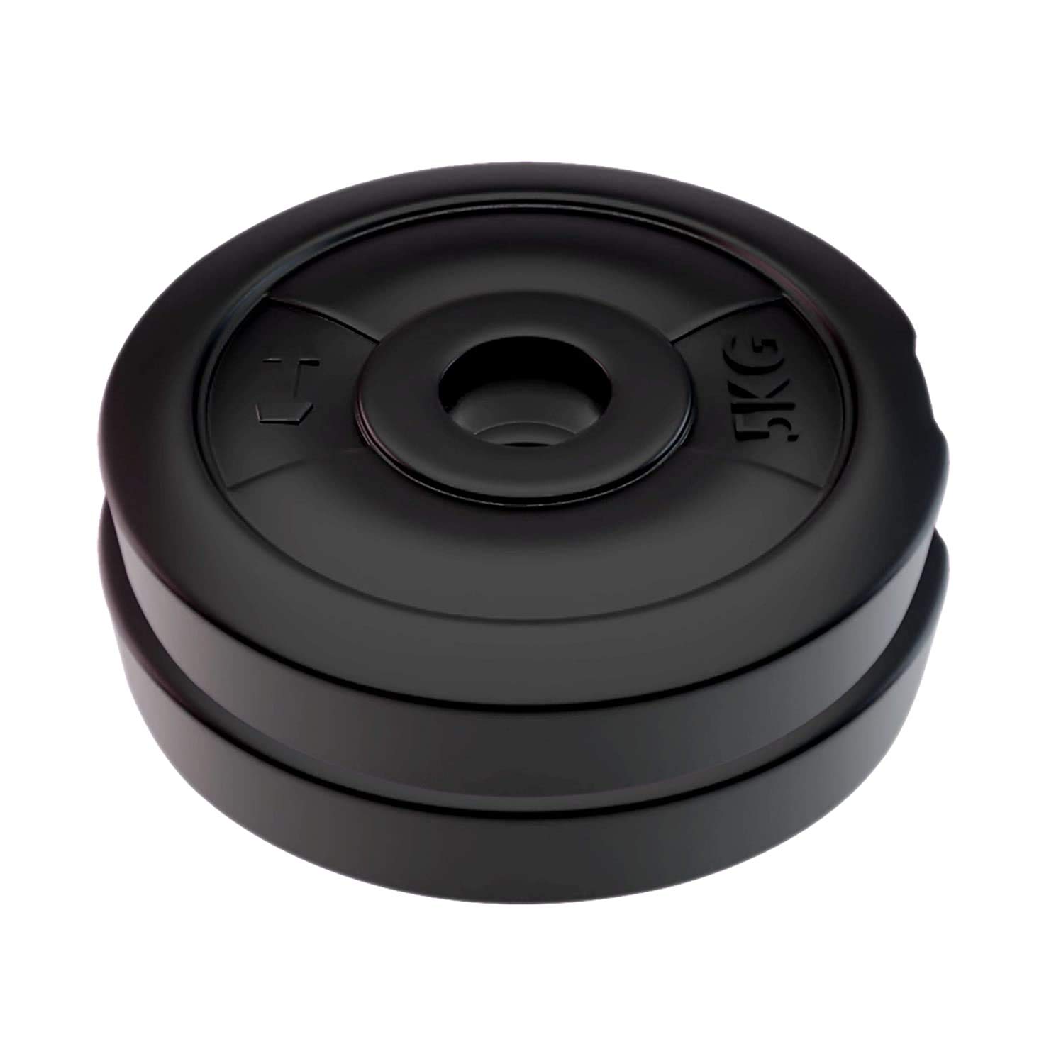 Giovane PVC Filled Weight Plates with Concrete Set for Strength Training Home Gym (Black, 5kg x 2 = 10kg ) (B08XNJHZZ7) Amazon Price History, Amazon Price Tracker