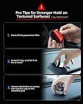 MRGLAS 2026 Upgraded 360° Rotation Vacuum Magnetic Phone Holder Stand | For Magsafe Suction Cup Phone Mount [109+LBS Strongest Suction & Magnetic] Adjustable Swivel Lock, for Car/Gym/Mirror/Kitchen