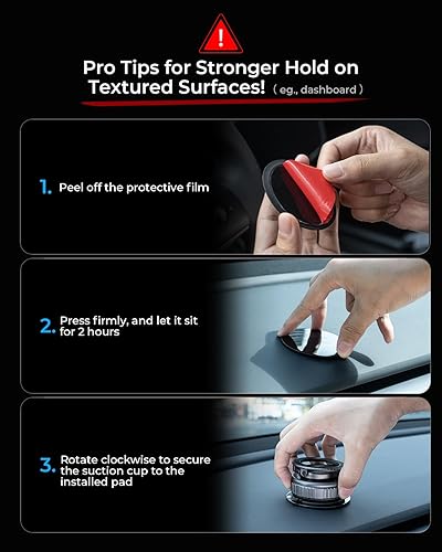 Miniatura 8 de MRGLAS Soporte magnético para teléfono Magsafe con rotación de 360 y rotación de 360, para soporte de teléfono con ventosa Magsafe más de 109 libras