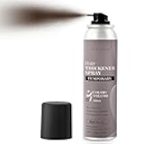 VOLLUCK Hair Thickening Fibers Spray, Temporary Colored Hair Thickener for Root Touch Up Spray, Grey Coverage Root Concealer for Women & Men, Volumizing & Thickening Natural Sweatproof Medium Brown