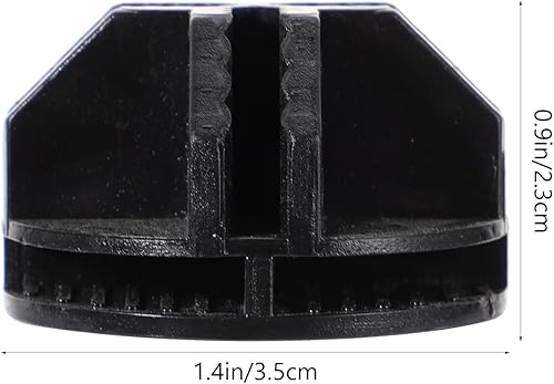 Miniatura 2 de DOITOOL 20 conectores de cubo de almacenamiento de alambre, conector de plástico, estantes de almacenamiento de cubos de alambre para organizador