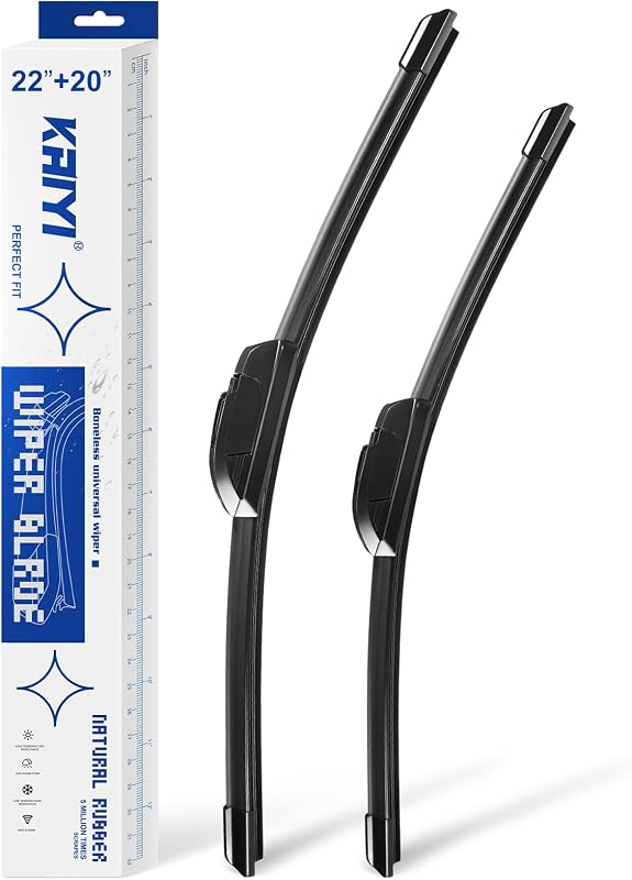 Palhetas do limpador de para-brisa dianteiro KAIYI 22" + 20" para Scion xB, FRS e Subaru BRZ – 2 unidades