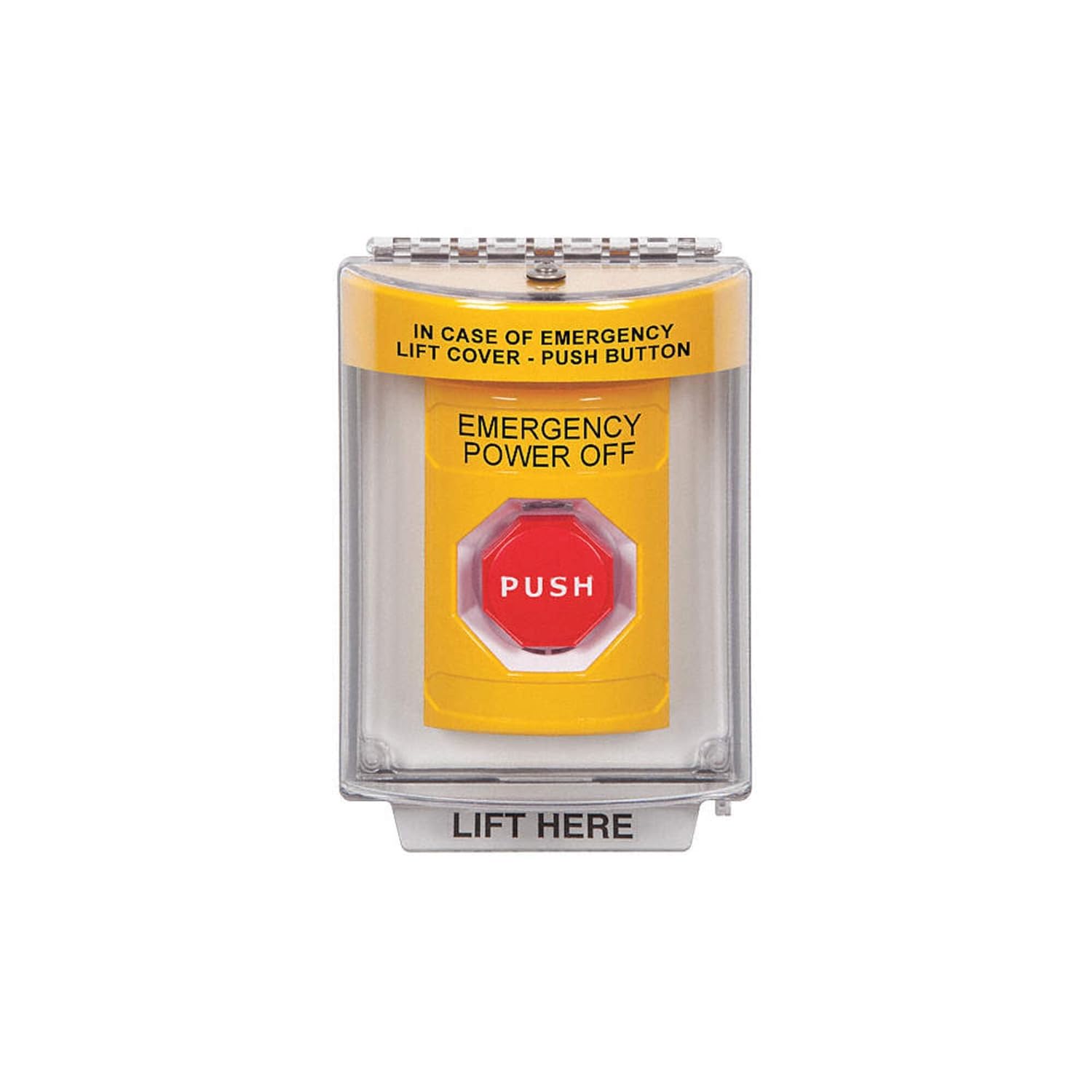 Safety Technology International Emergency Power Off Push Button,2-7/8" D