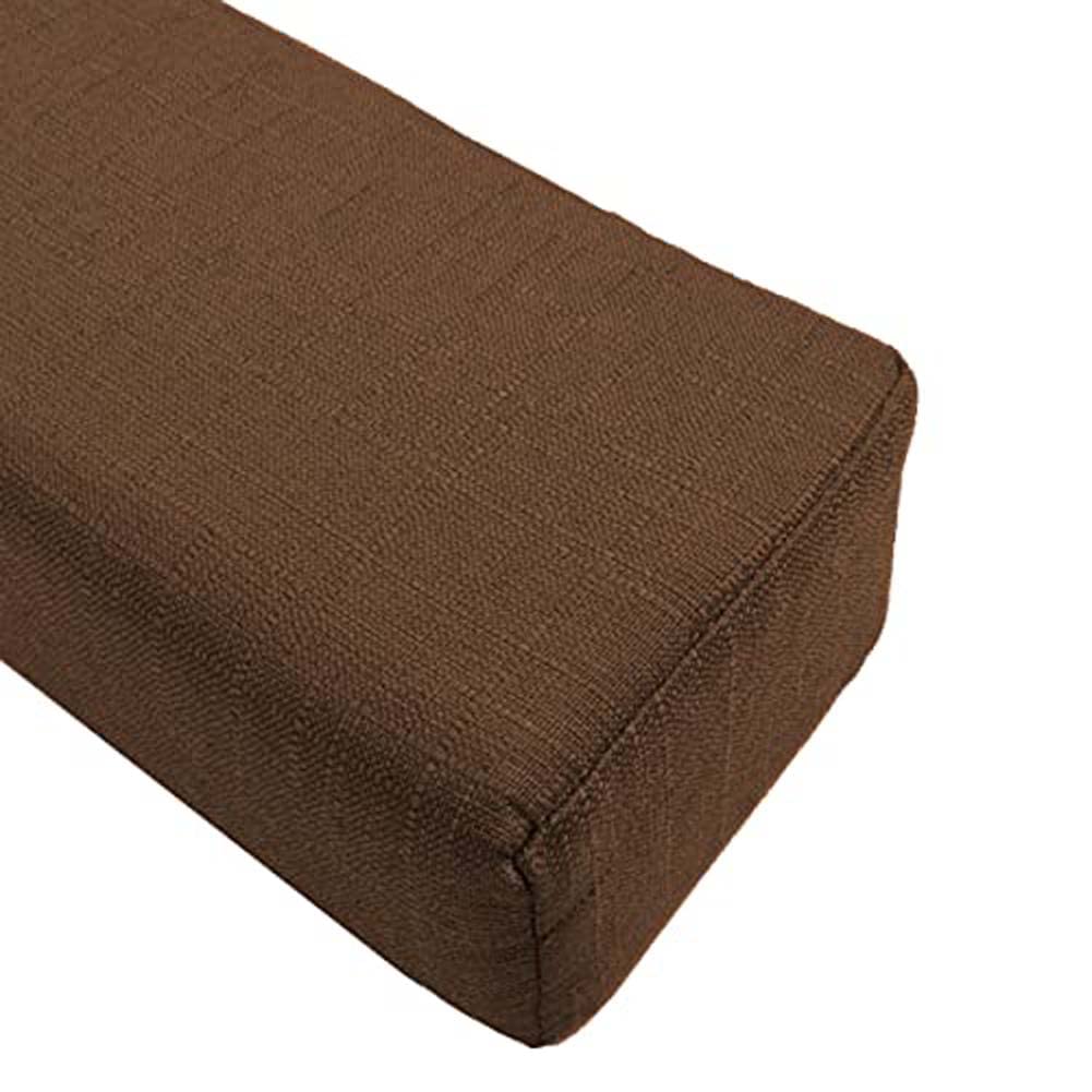 Lujosa almohada de relleno de colchón de cama suave, rectángulo, funda de relleno de huecos entre cama/cabecero/pared, cojín extraíble para reposabrazos