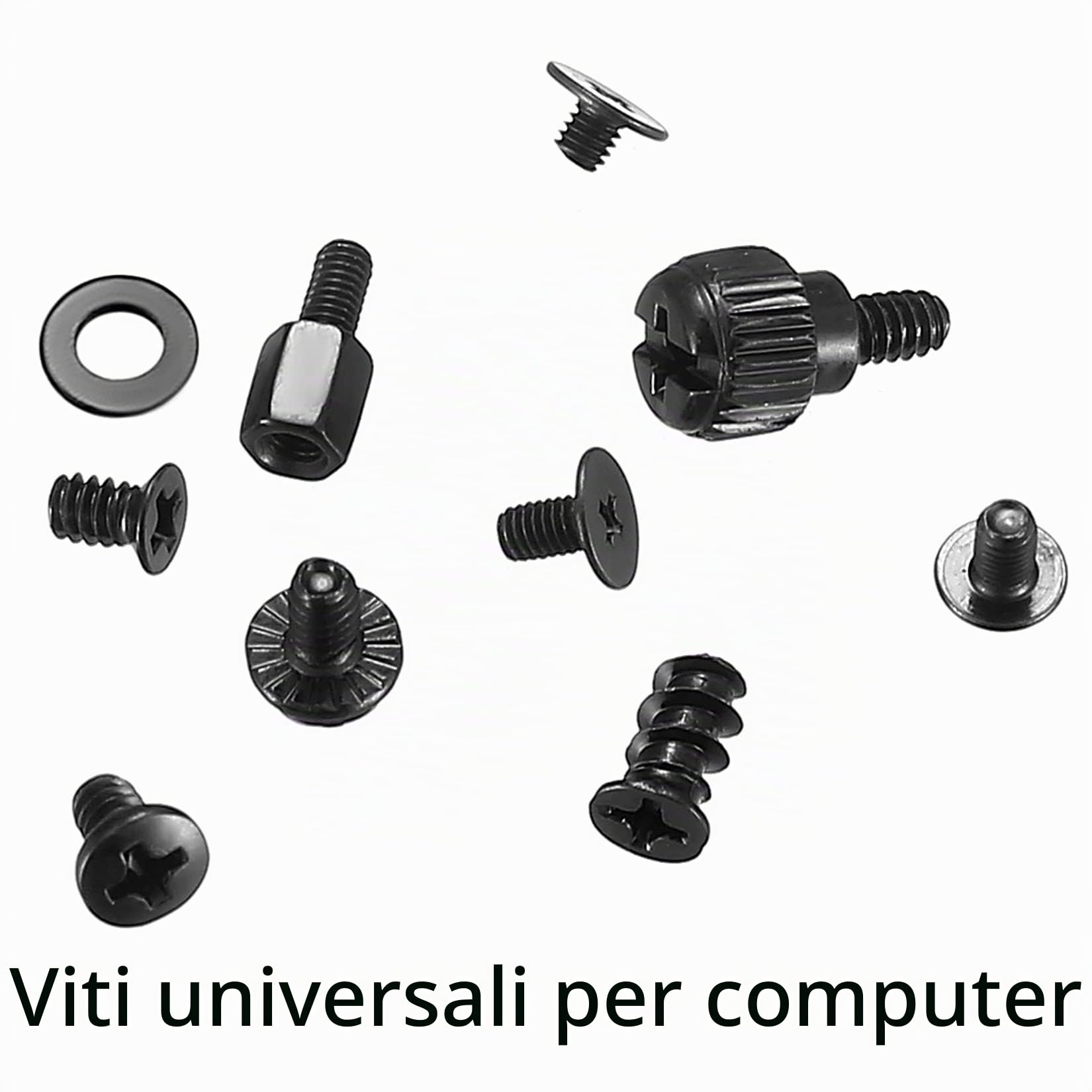 Viti Distanziatori per Computer 420 Pezzi, Set Viti Scheda Madre PC Accessori, Kit Custodia