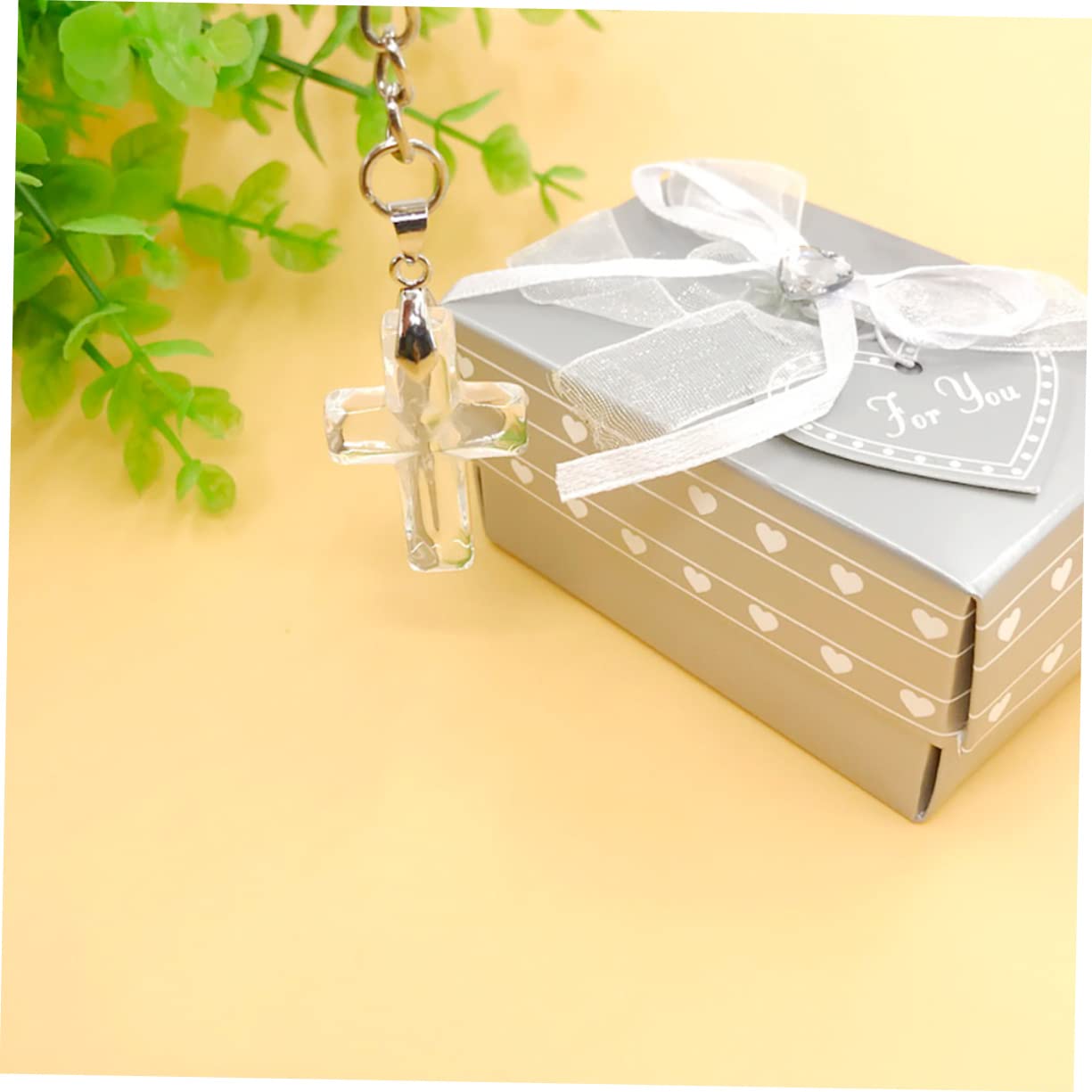 BESTYASH 8pezzi Portachiavi Decorativo Ciondolo Religioso Per Matrimonio e Decorazioni Accessorio Per Borse e Chiavi
