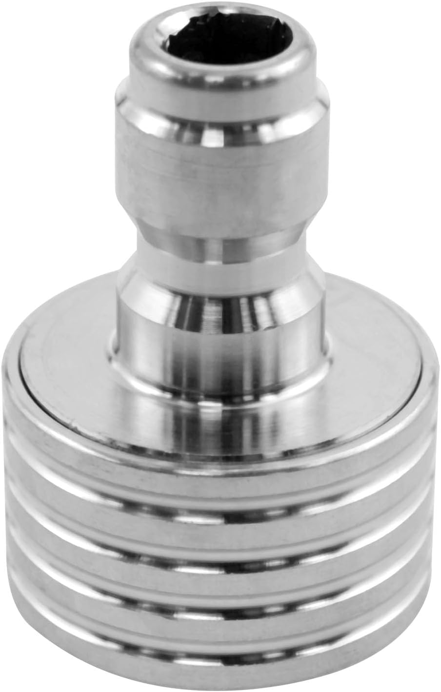 1/4 quick insert stainless steel high pressure cleaning machine High pressure water gun high pressure shampoo nozzle, quick connection adapter small shower 0.3 hole shower 1pcs