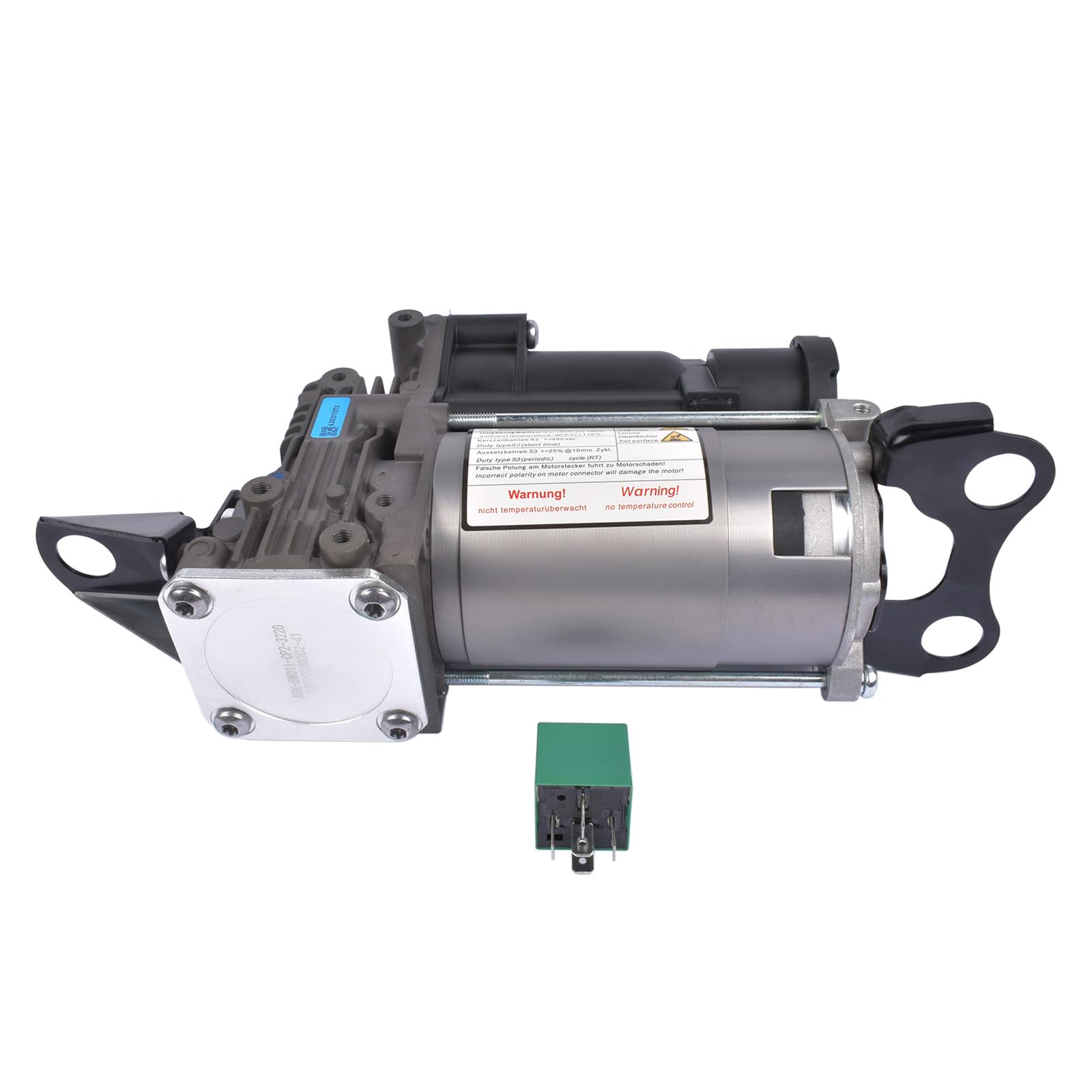 Compressore sospensione pneumatica livellamento W/supporto Compatibile con 2004-2010 Serie 5 E61 520d 520i 523i 525i 530i 525d 535d 545i M5 37206792855 37106793778 Huiruhy