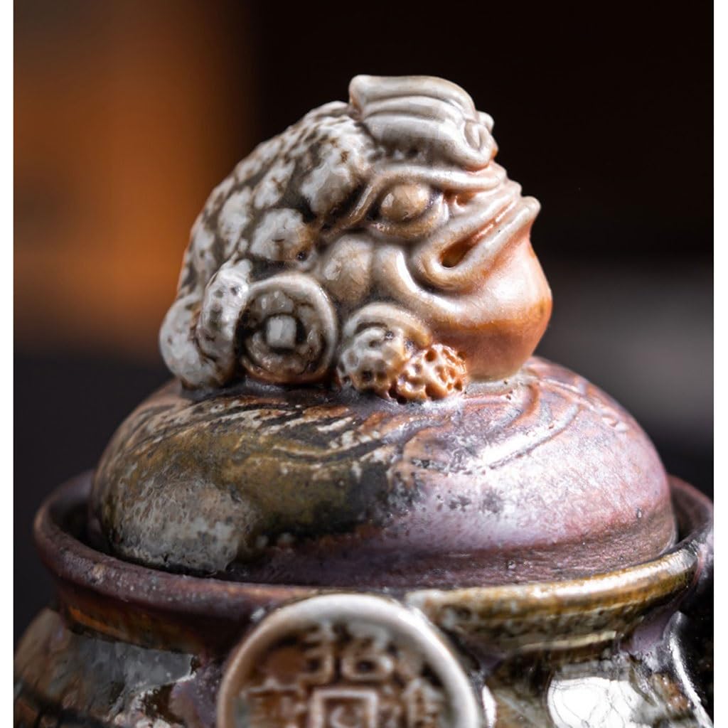 Ceramiczny czajniczek salon czajniczek zestaw do herbaty ręcznie robiony pixiu kreatywny retro czajniczek ręczny czajniczek Kung Fu popołudniowa herbata impreza dekoracja dzbanek do herbaty ceramiczny