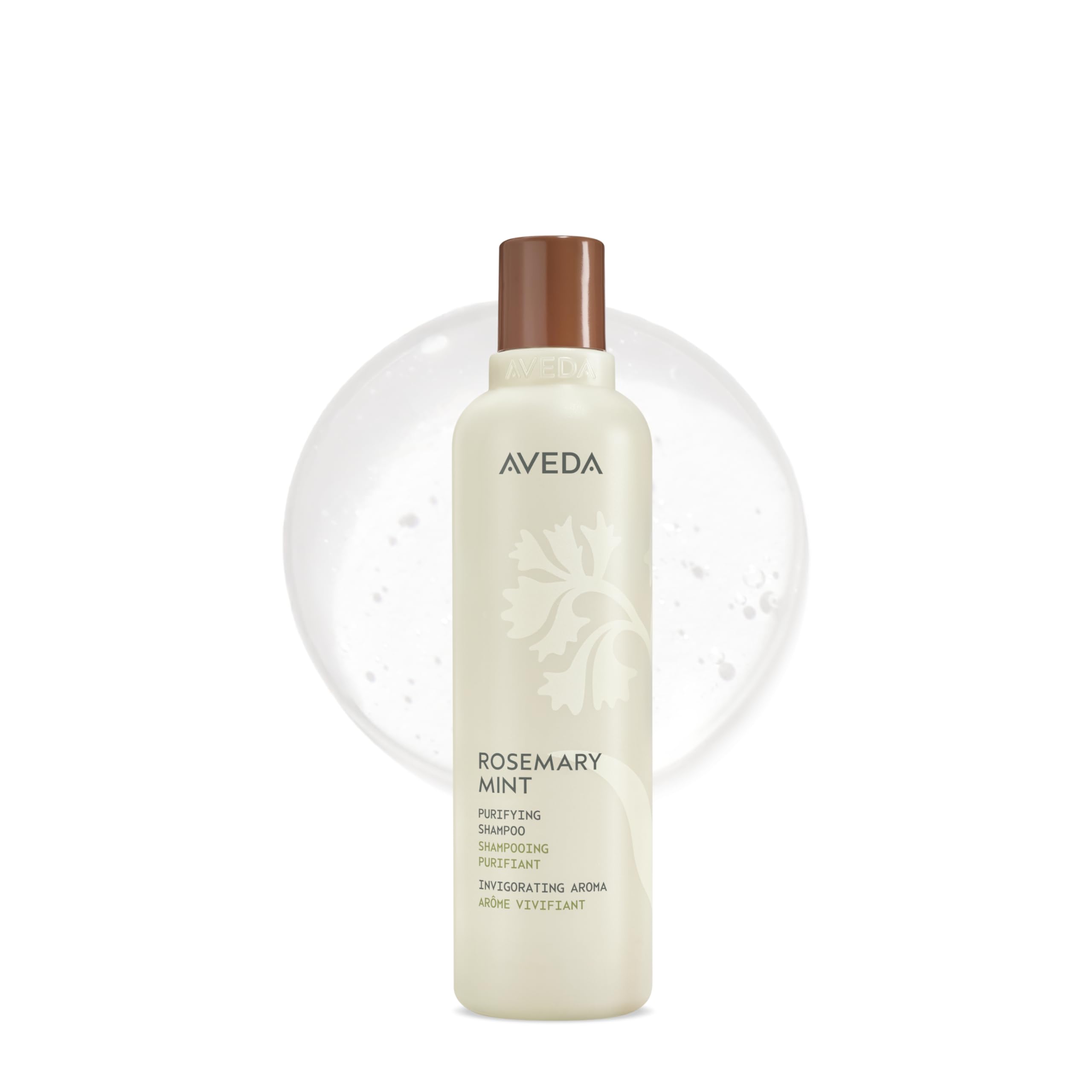 Aveda Rosemary Mint Purifying Shampoo | Clarifying Shampoo | Adds Shine | for Normal to Oily Hair, Fine to Medium Hair Types | 97% Naturally Derived*, 250ml