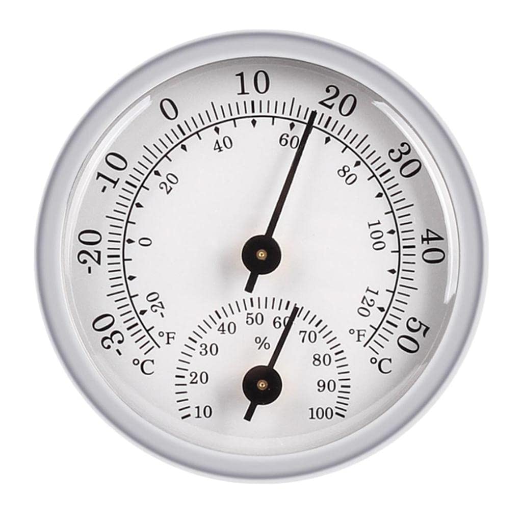 UJEAVETTE Premium Decorative Wall Thermometer Hygrometer -20 and 120 F /-30 and 50 C-image-27