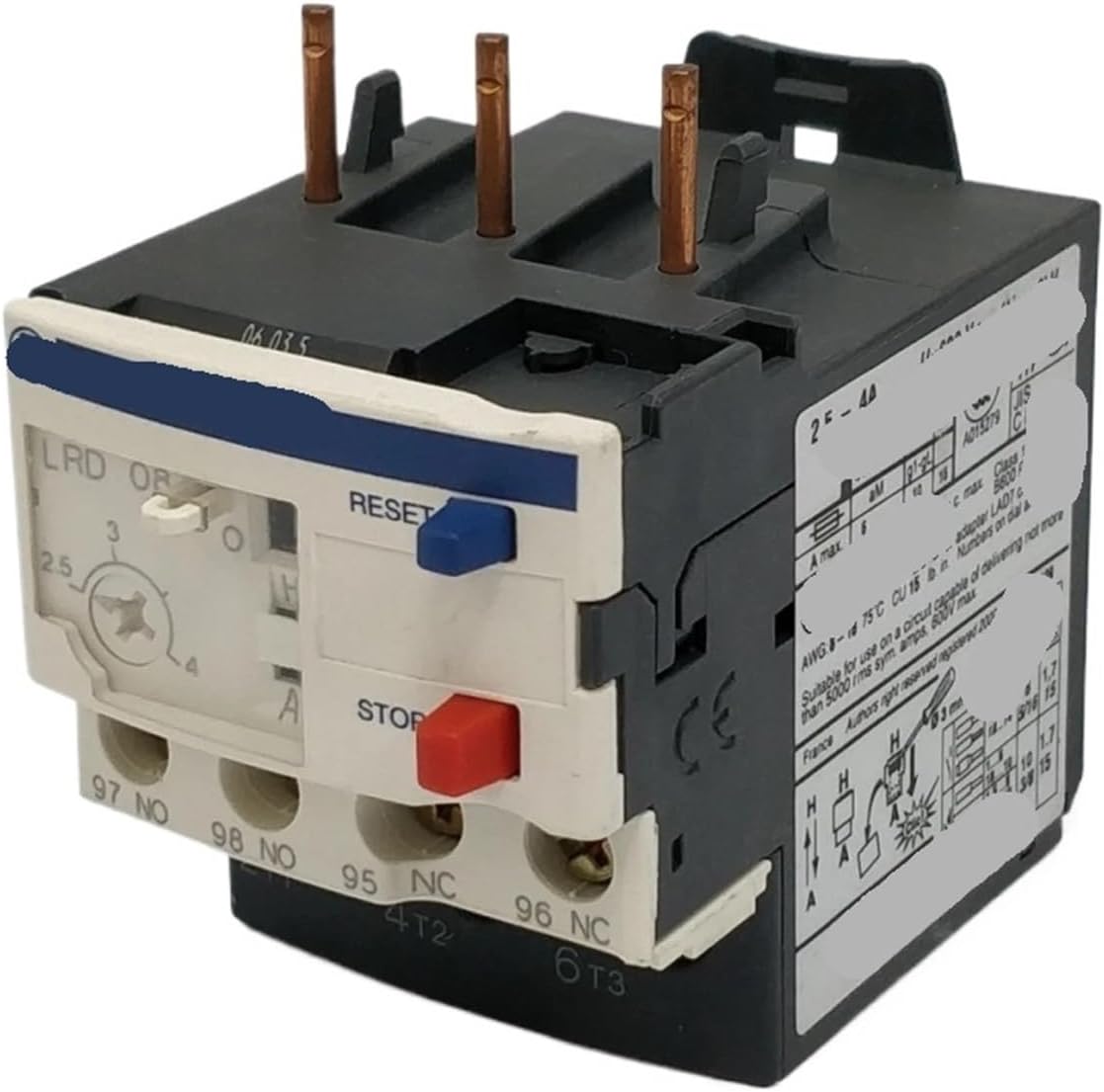 1PCS LRD 08 Overload Relay 2.5-4A