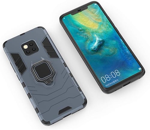 Miniatura 5 de Funda de teléfono para Huawei Mate 20 Pro con protector de pantalla de vidrio templado y soporte magnético para anillo con soporte, accesorios