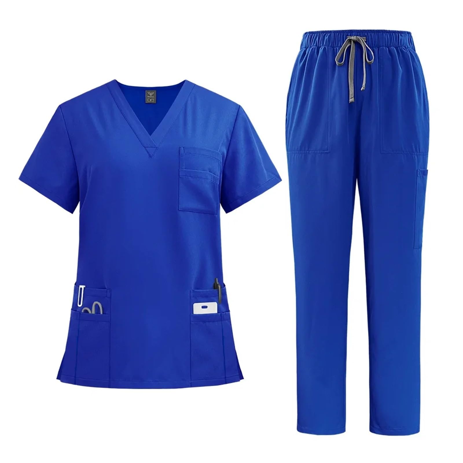 Divisa Infermiere Donna Camici da donna, completi ospedale, pantaloni, accessori for infermiere, clinica dentistica, salone di bellezza, abbigliamento lavoro, tuta