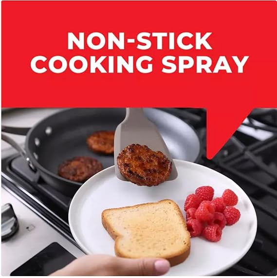 Original No-Stick Cooking Spray 100% Natural Canola Oil (2 pack - 12oz each can)