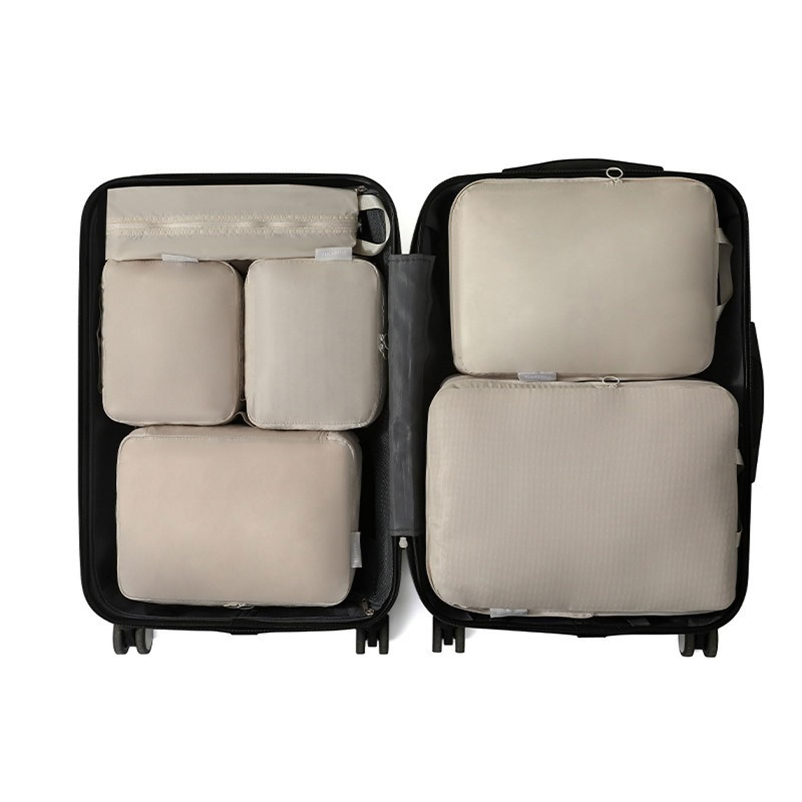 6 pezzi Efficace Borsa Strada Abbigliamento Viaggio Bagagli Organizzatori Borse Per Vestiti E Scarpiere Con Cerniere