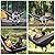 Camping Hammock Double & Single Outdoor Hammocks with 2 Tree Straps Portable Lightweight Nylon Parachute Hammocks for Travel Camping Backpacking Hiking Backyard (Black+Grey01)