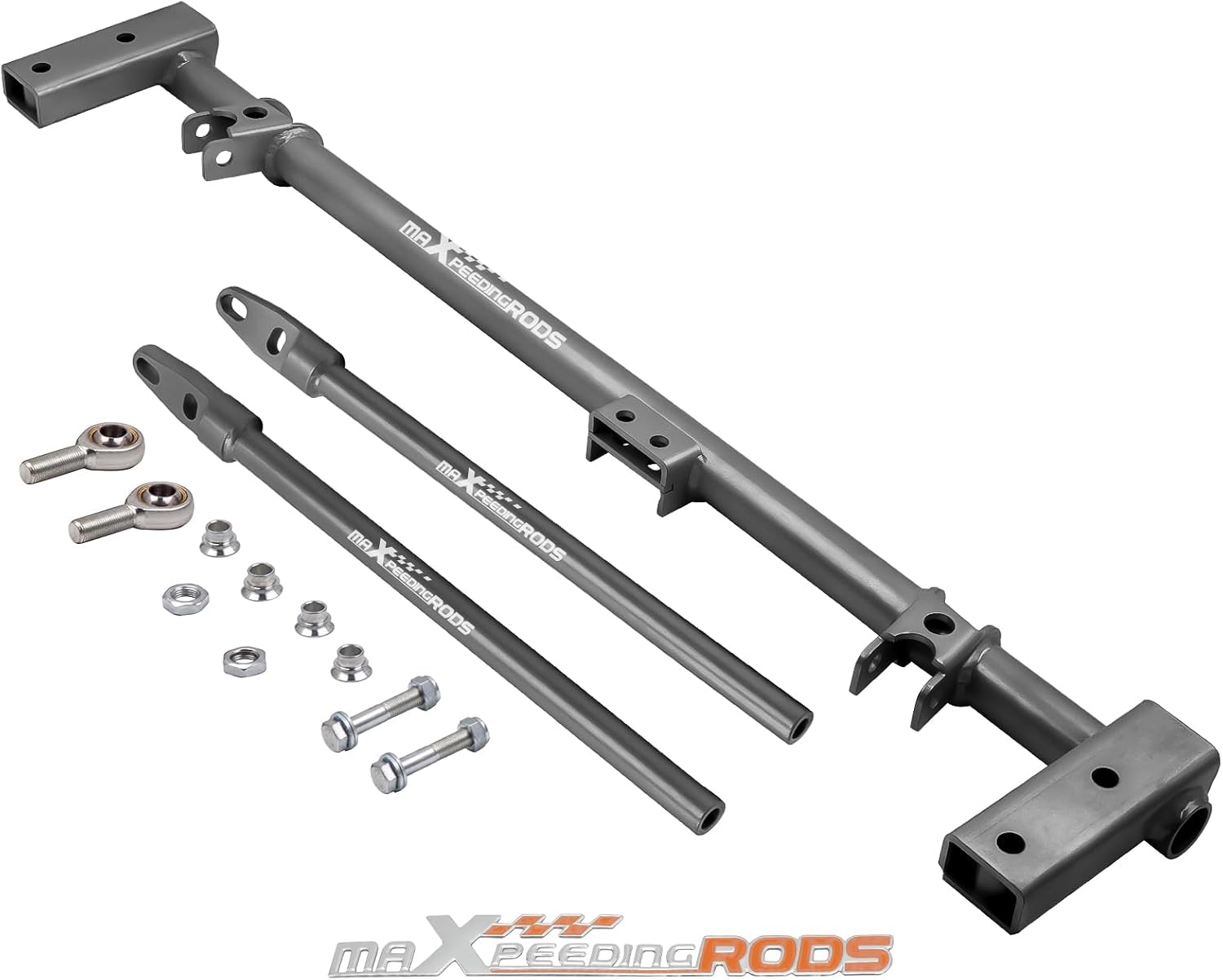 maXpeedingrods Traction Bar Kit for Honda Civic 1988-1991, for Honda Acura Integra 1990-1993, Gray