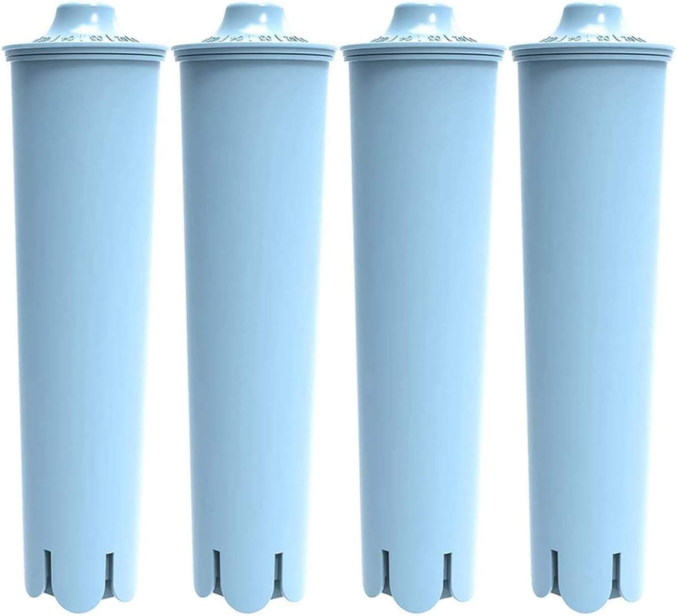 HiWater 4 Packs Water Filter Compatible with Jura Claris Clearyl Blue for Coffee Machines Replacement