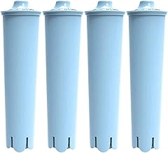HiWater 4 Packs Water Filter Compatible with Jura Claris Clearyl Blue for Coffee Machines Replacement Compare to Part # 71445 or 67879