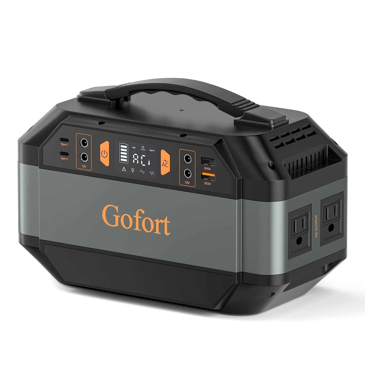 GOFORT Portable Power Station 330W 299Wh Power Supply Solar Generator Backup Battery Pack with 110V Pure Sine Wave