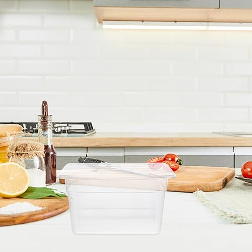 Miniatura 7 de UPKOCH 1 juego de recipientes de plástico para alimentos con tapa, bandeja para verduras, lechuga, contenedor apilable para almacenamiento en